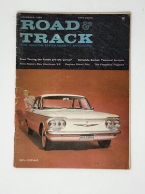 Others Follow Road & Track Magazine Cover (white, black, tan)